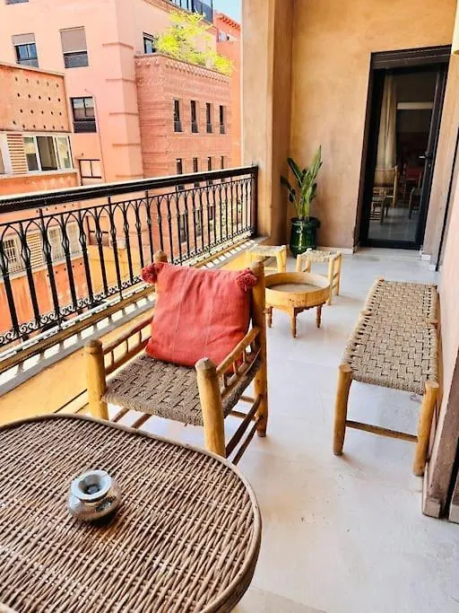 Appartement Centre Gueliz Avec Terrasse Spacieuse Marrakesh