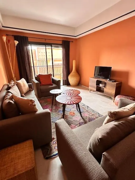 Appartement Centre Gueliz Avec Terrasse Spacieuse Marrakesh